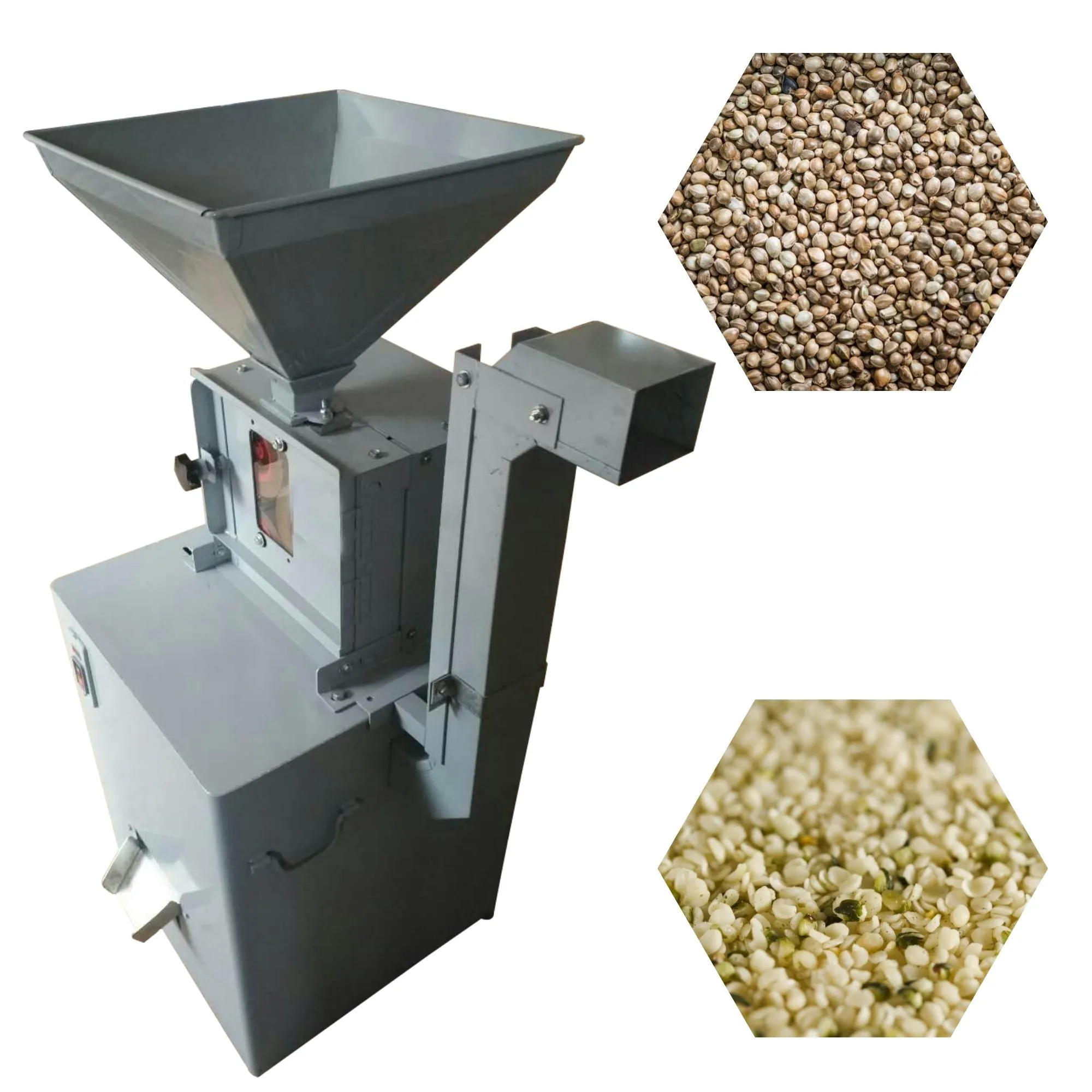 Hemp seeds shelling machine